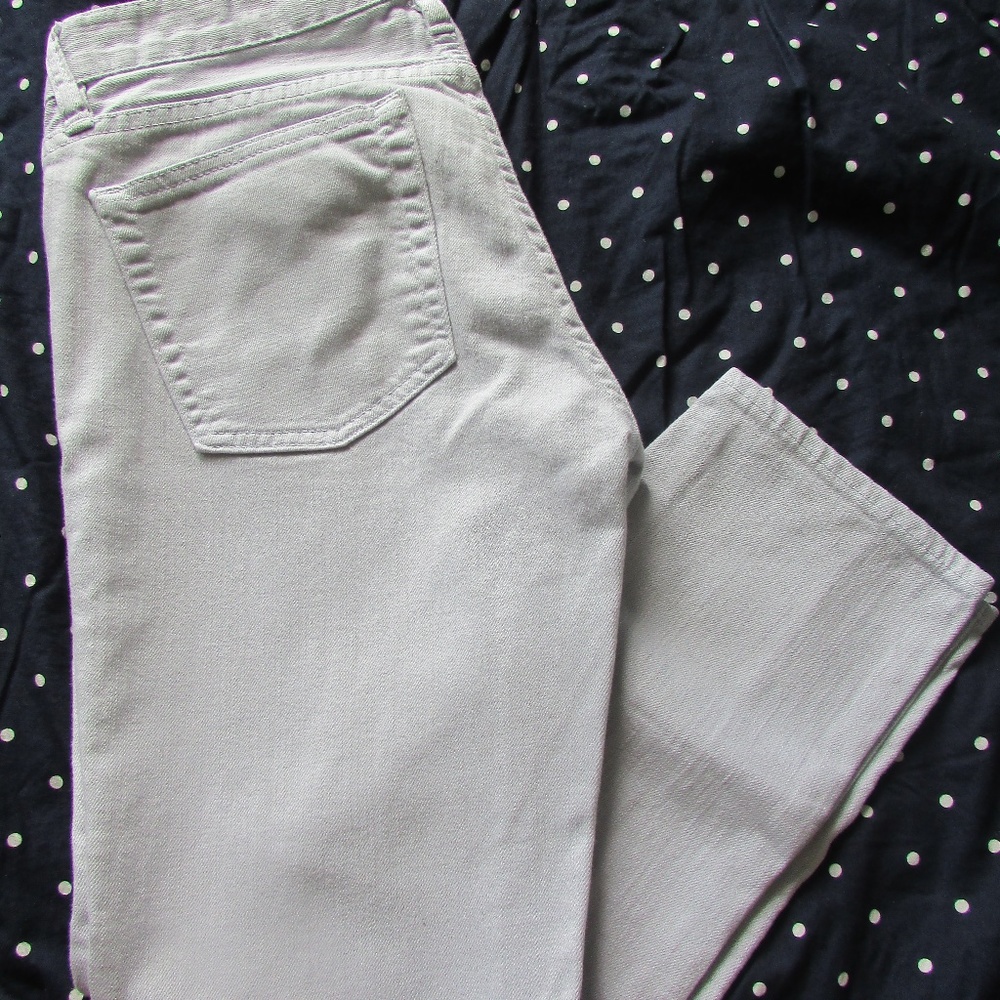 J Crew Light Grey Cropped Matchstick Jeans NWOT